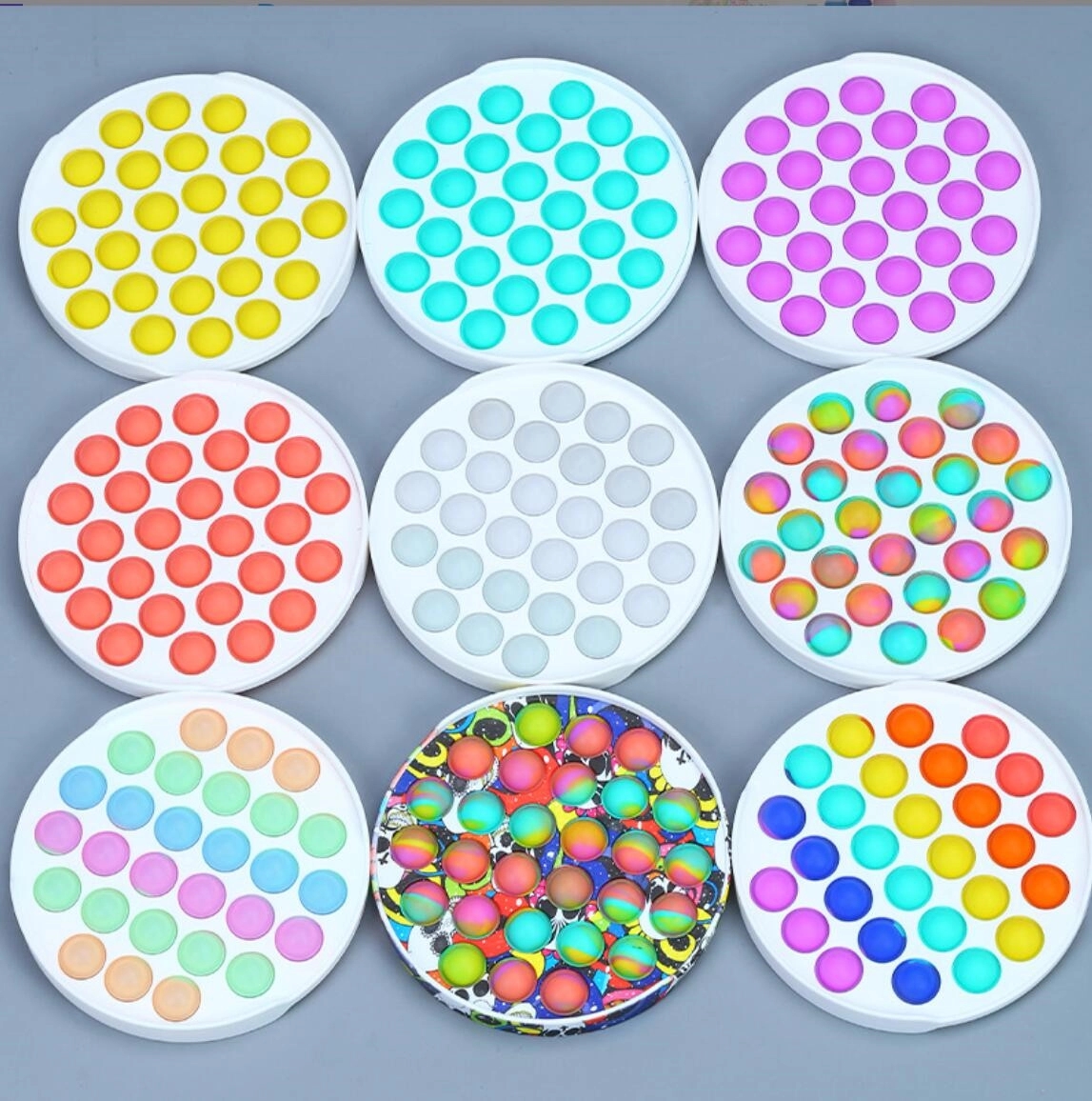 Luminous Round Push Pop Bubble 2