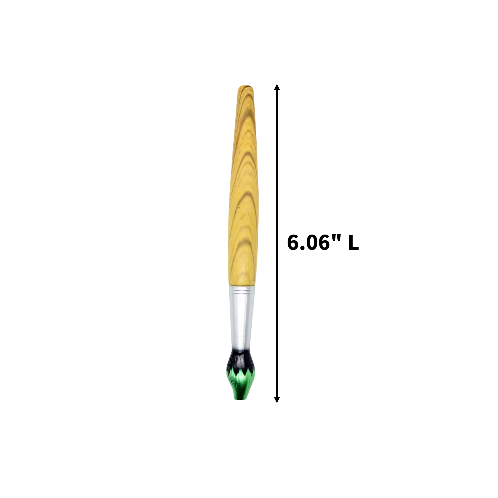 Brush Style Ballpoint Pen Plastic Barrel 6.06" 1