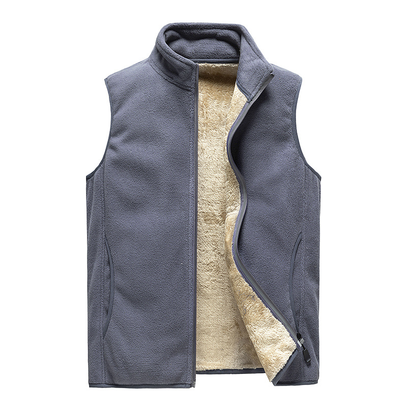 Men's Sleeveless Fleece Vest Jacket 3
