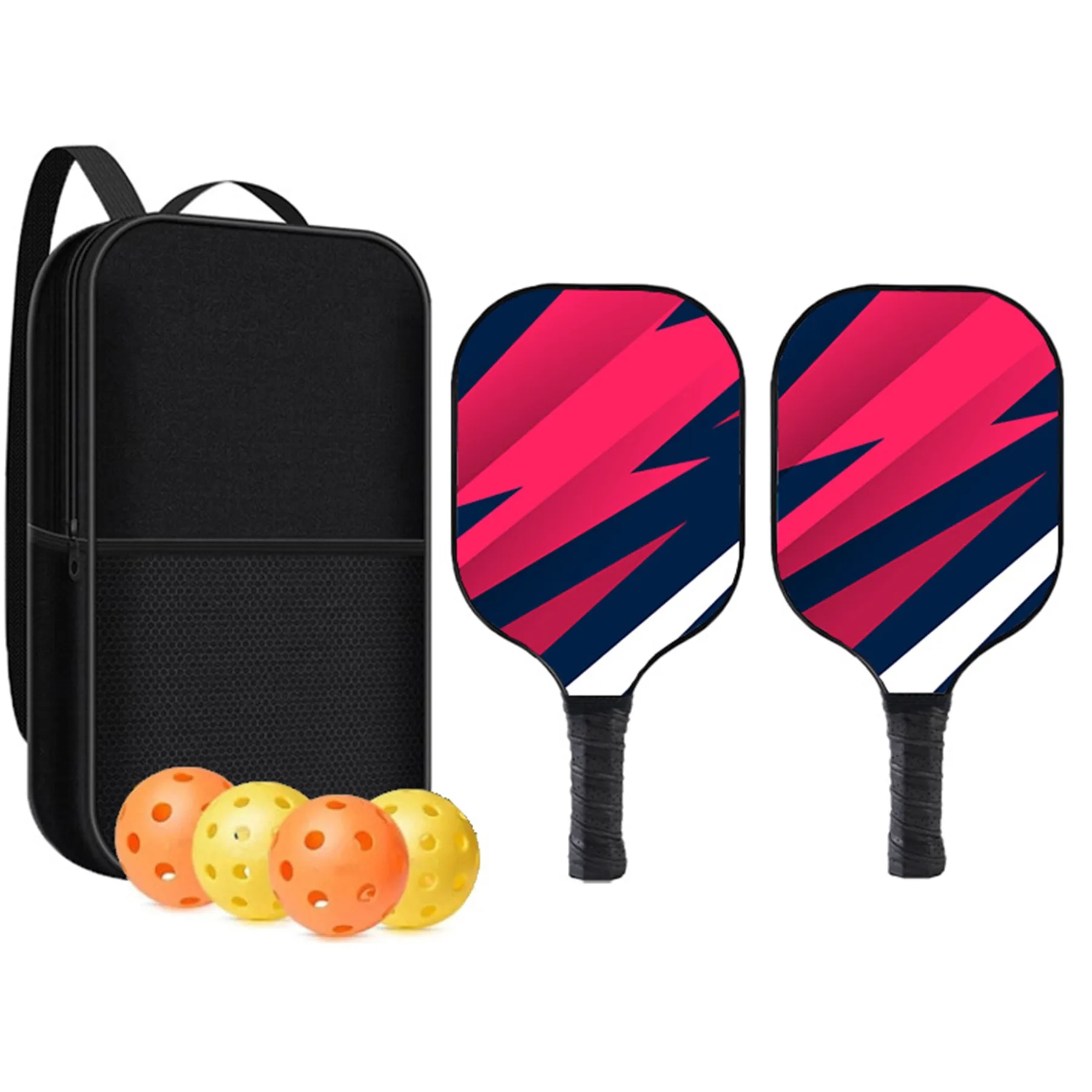 Premium Fiberglass Pickleball Set (2 rackets 4 balls 1 bag) 4