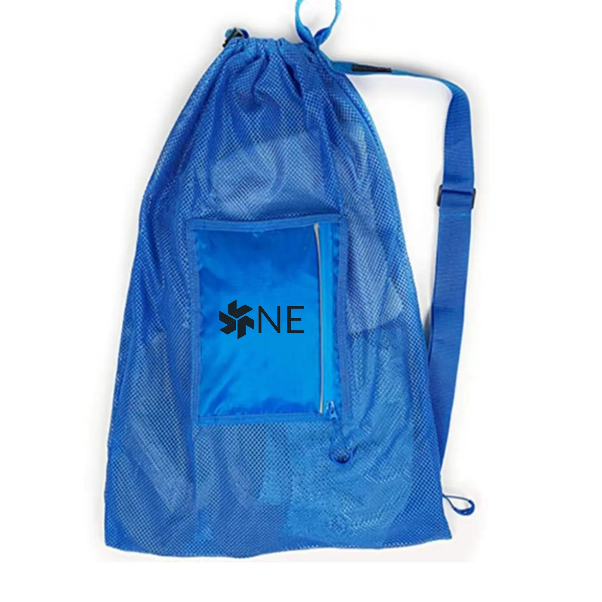 Beach Mesh Swim Drawstring Sling Bag 2