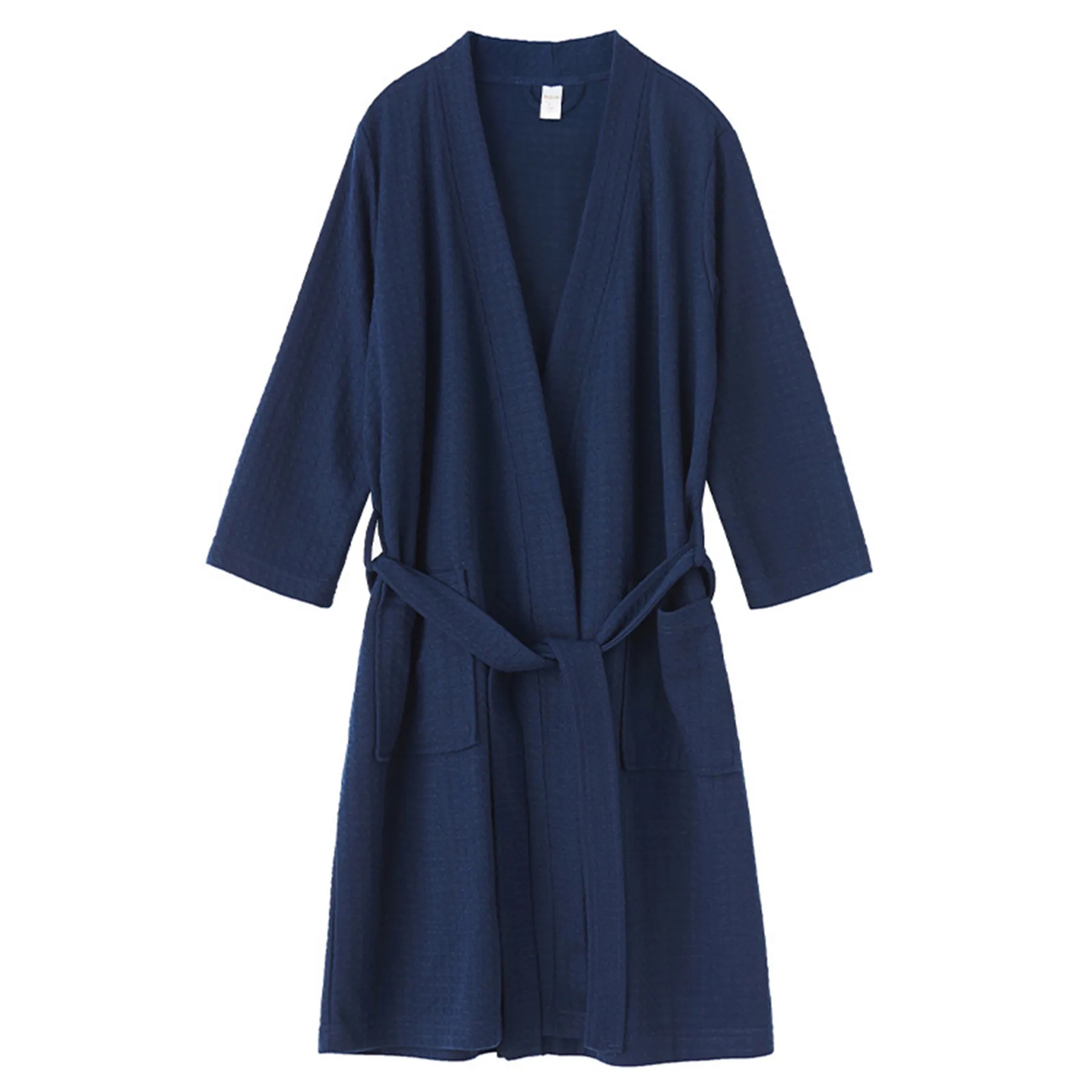 Waffle Weave Bath Robe 7