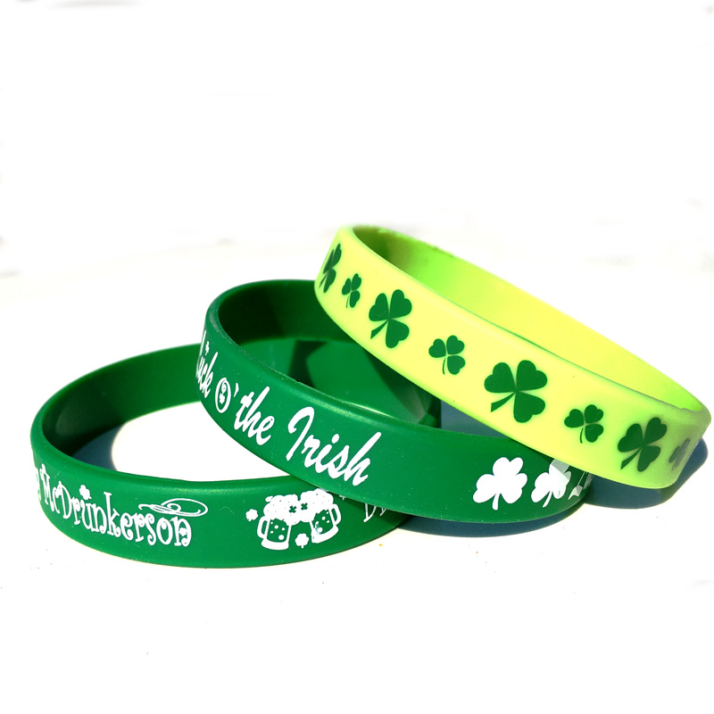 Silkscreen Silicone Hand Wrist Band 4