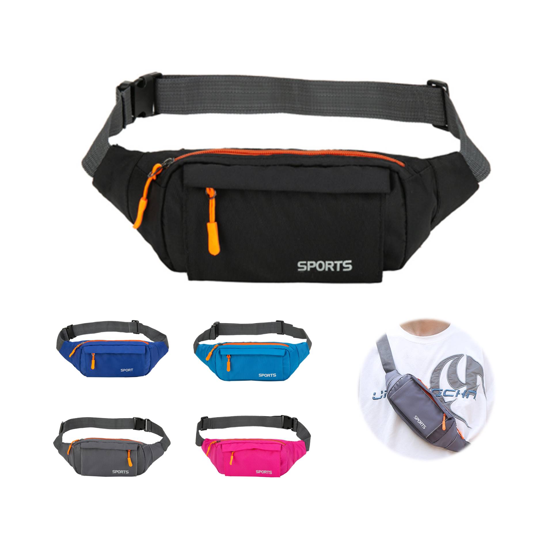 Fitness Phone Fanny Pack Cashier Bag 3