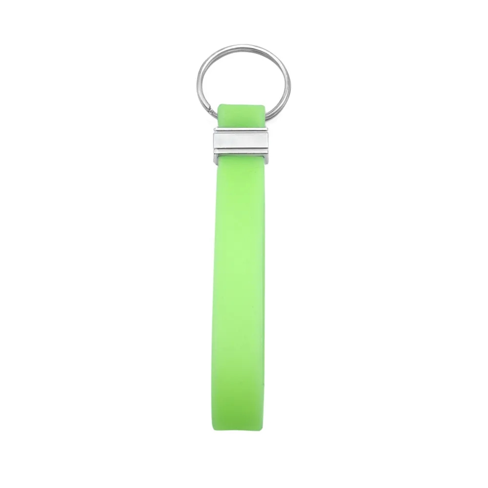 Recycled Silicone Wristband Keychain 11