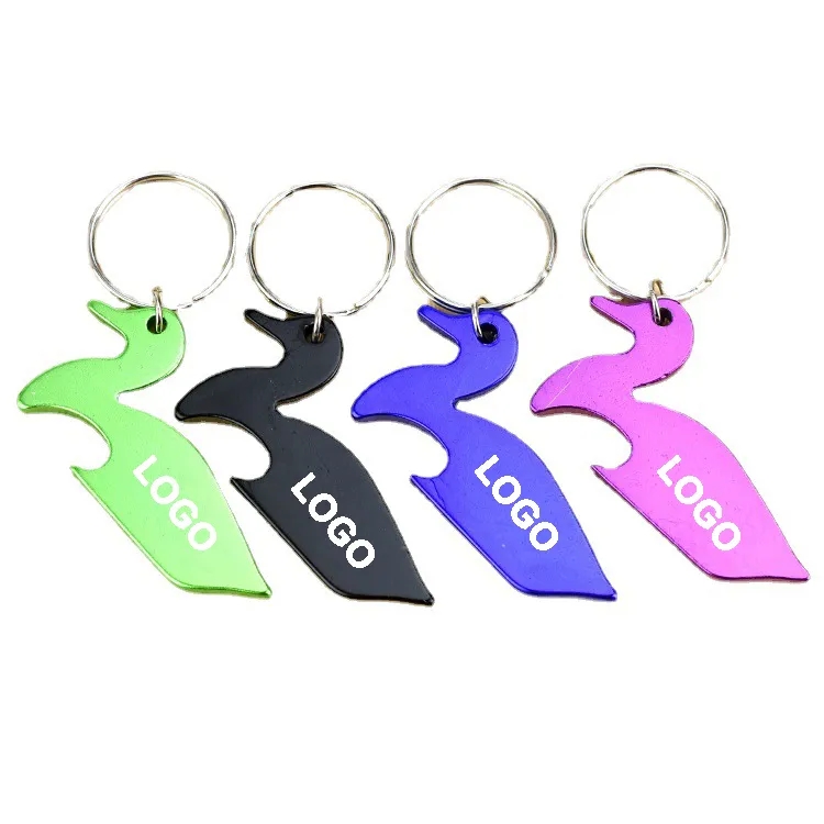 Duck Aluminum Bottle Opener Key Chain 5