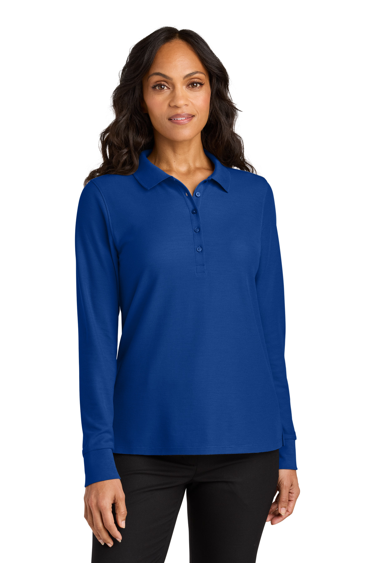 Port Authority Women's Wearever Signature Pique Long Sleeve Polo LK200LS 65