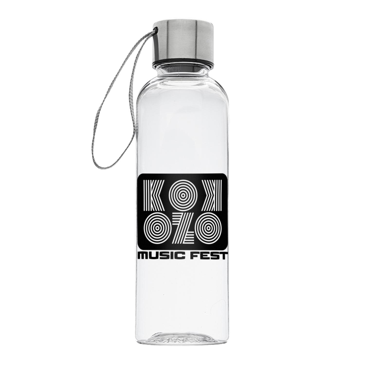 17 oz. Ostia Plastic Water Bottle (1 Color Imprint) 6