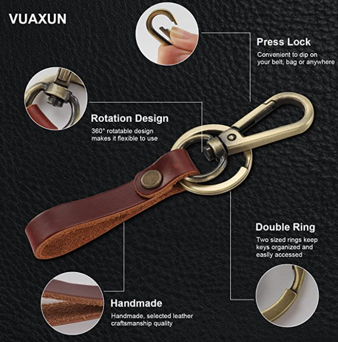 Leather Keychain 6