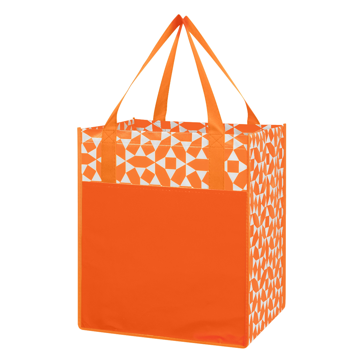 Non-Woven Geometric Shopping Tote Bag 10