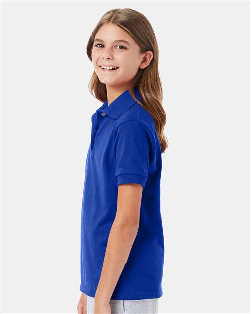 Youth EcoSmart® Jersey Polo - 054Y 75