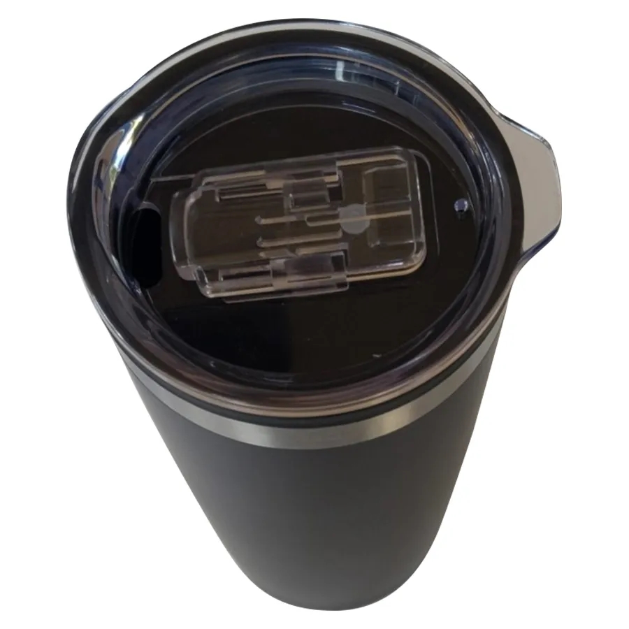 20oz Powder Coated Stainless Wall and Plastic Liner Tumbler 6