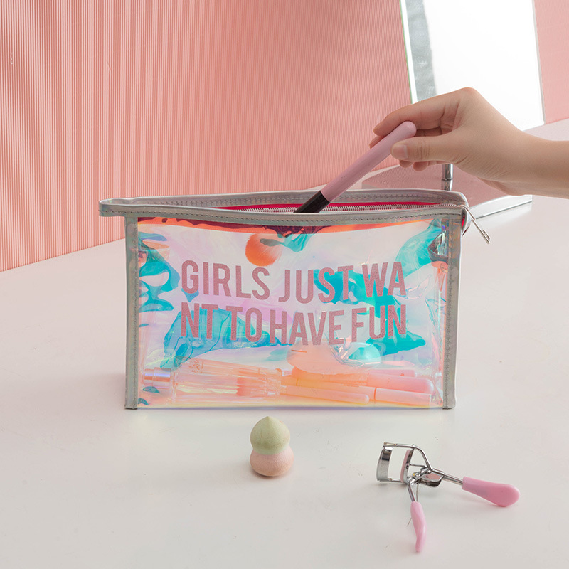 Holographic Toiletry Bag Cosmetic Bag 5