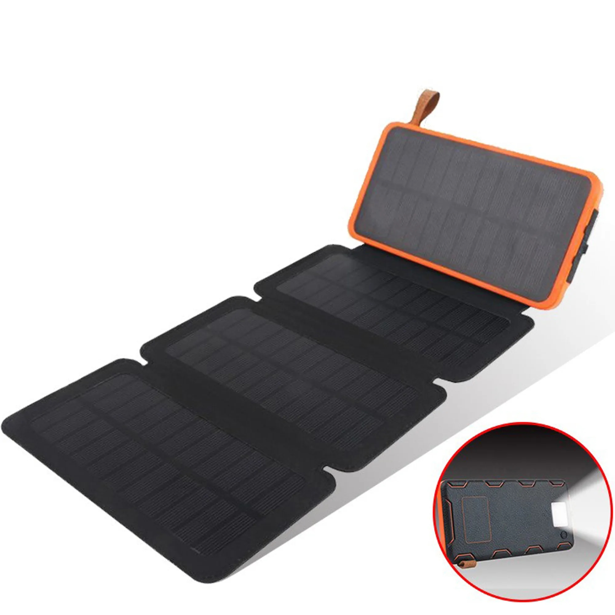 20000mAh 4-Panels Solar Power Bank 5