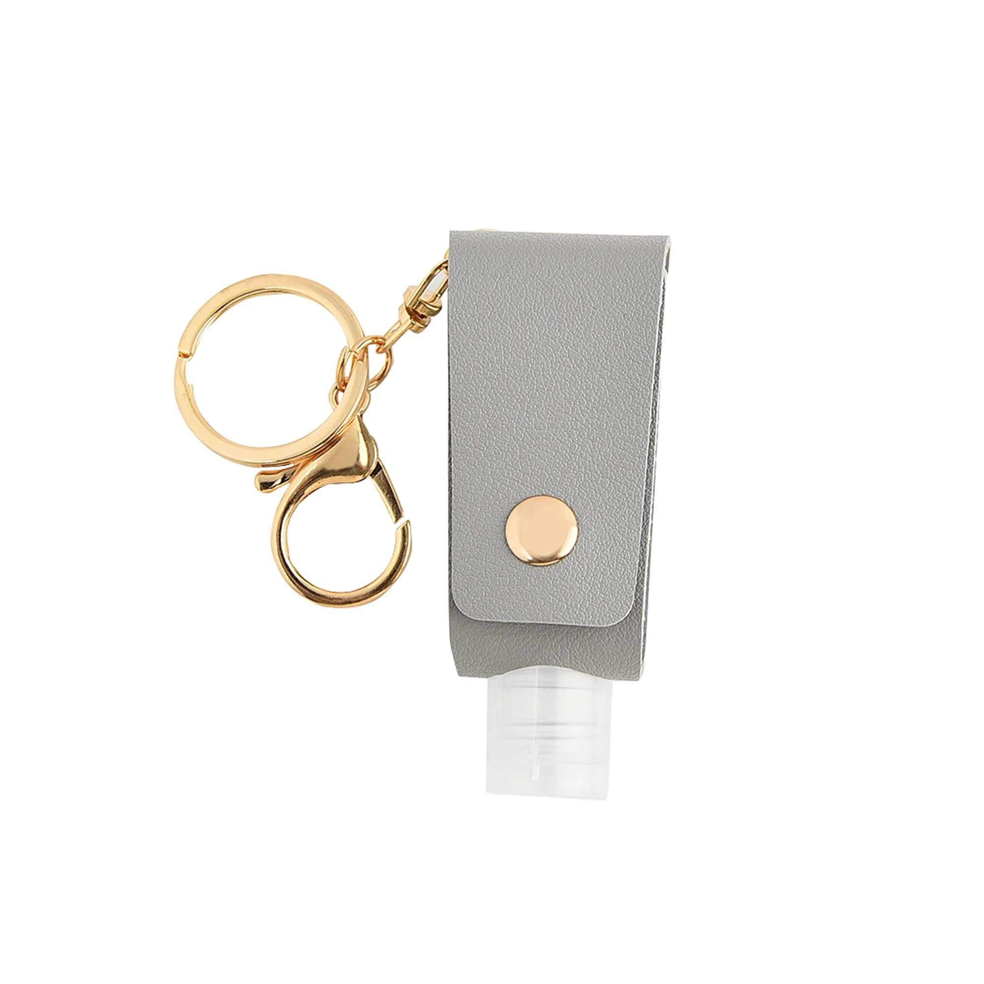 Leather Keychain Holder for Hand Sanitizer 4