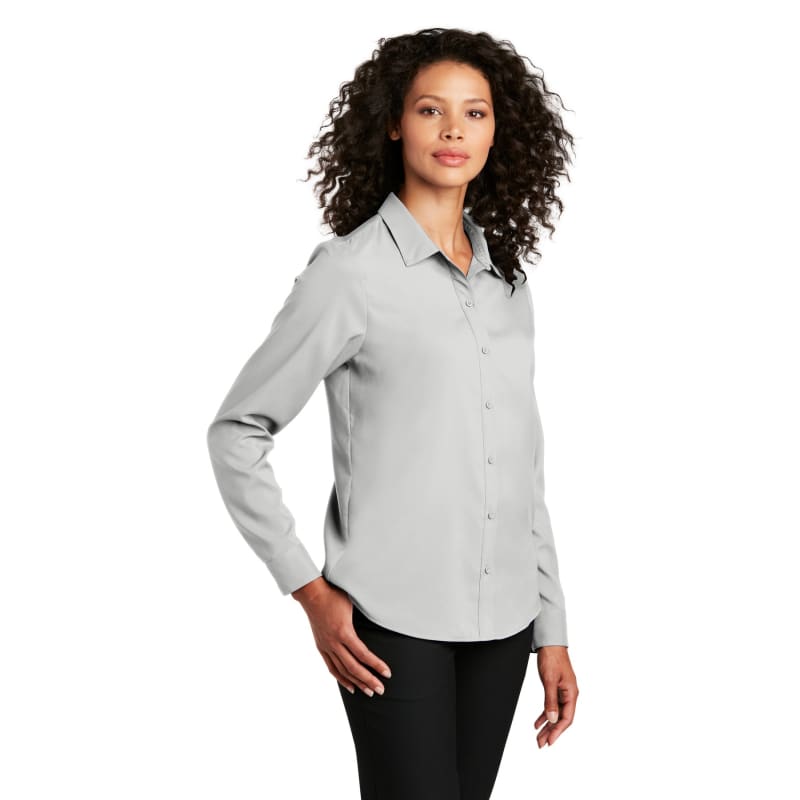 Port Authority Ladies Long Sleeve Performance Staff Shirt 17