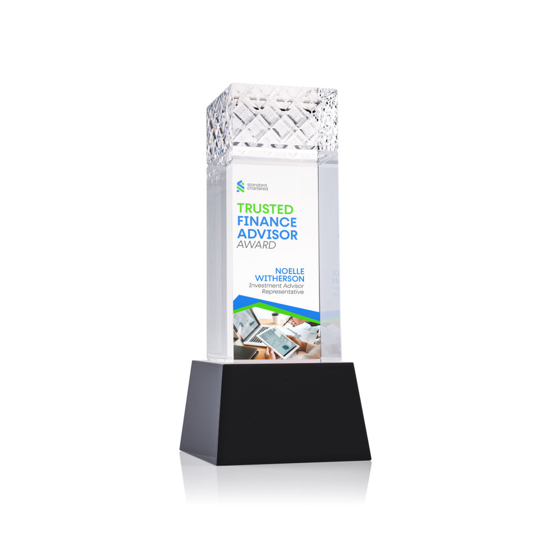 Velson VividPrint™ Award on Base - Black 5