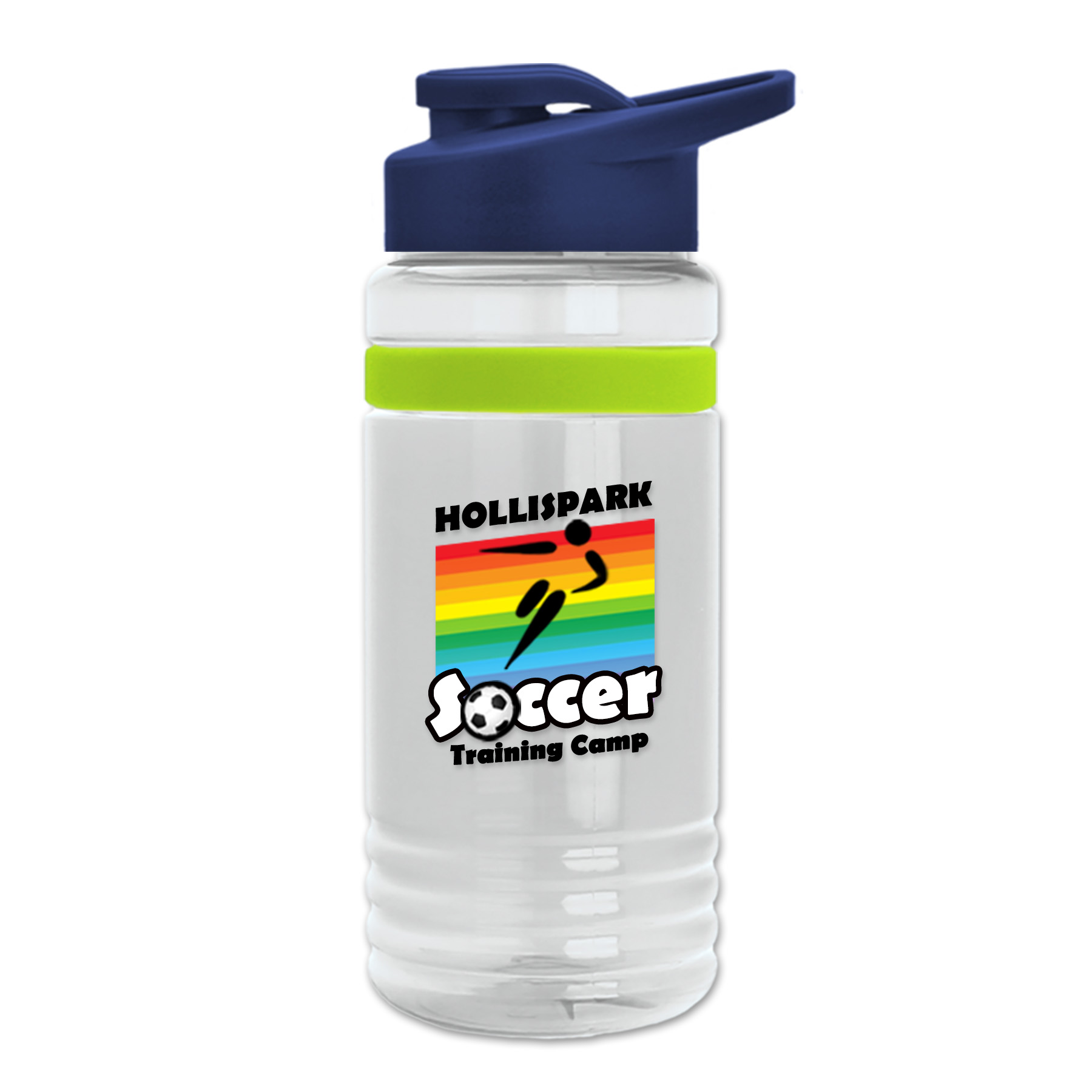 Groove Stripe ? 20 oz. Tritan Sports bottle with Drink thru and Digital imprint 6