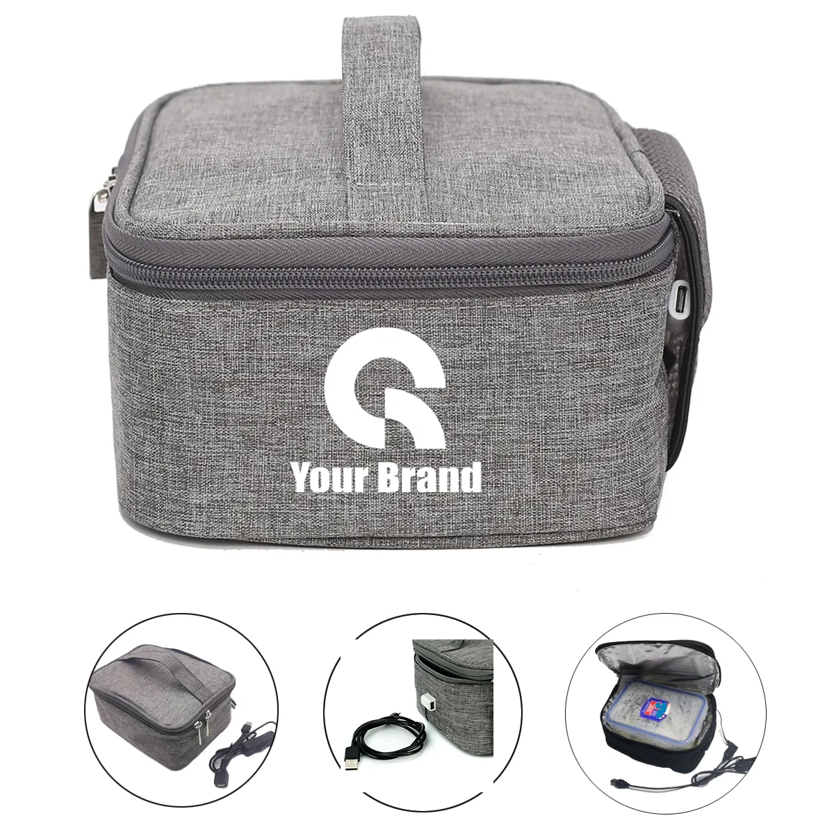 USB Charging Portable Heated Lunch Box 2
