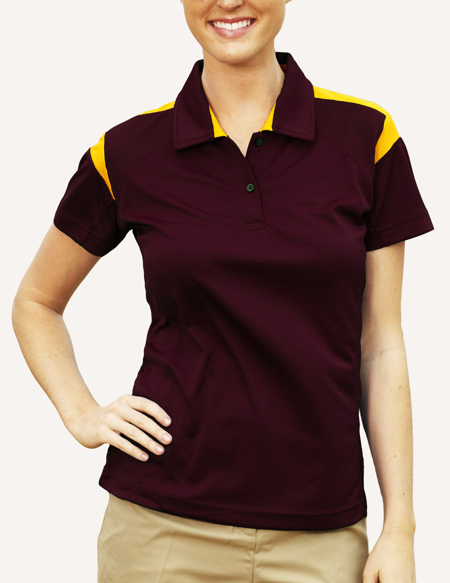 Ladies' Spartacus Ottoman Polo Shirt 3