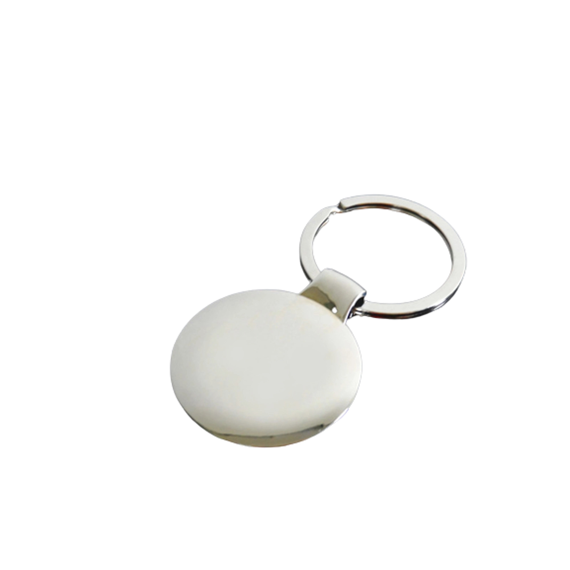 Circular Metal Key Chain 2