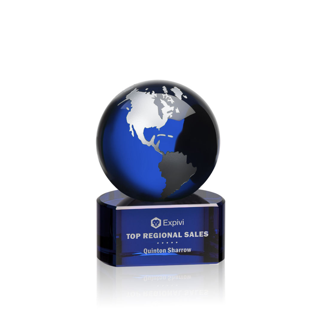 Marcana Globe Award - Blue/Silver 5