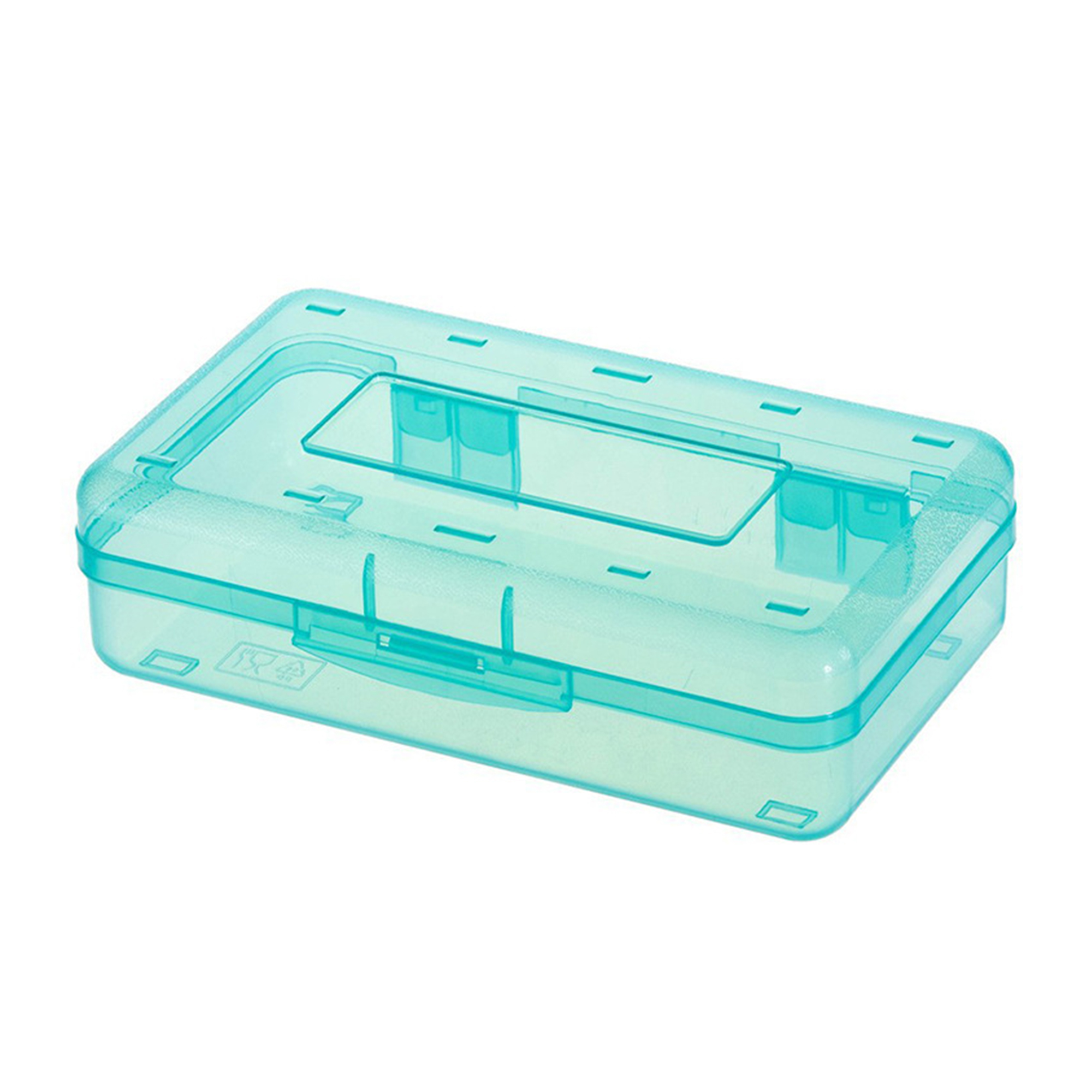Utility Large Capacity Clear Polypropylene Pencil Box Case 11