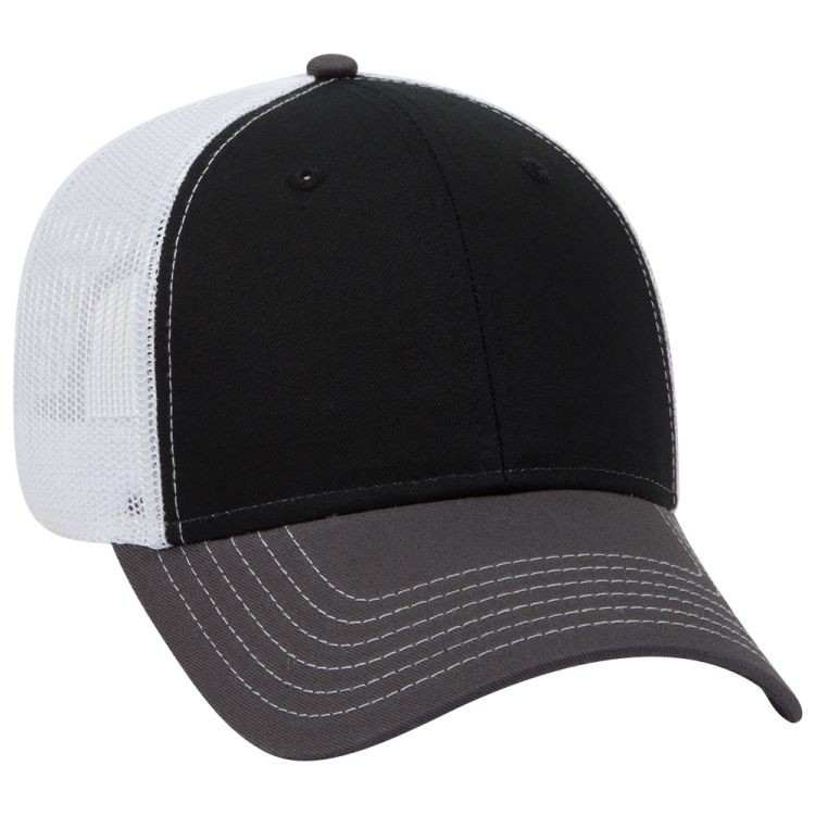 OTTO CAP® 6 Panel Low Profile Mesh Back Trucker Hat 281