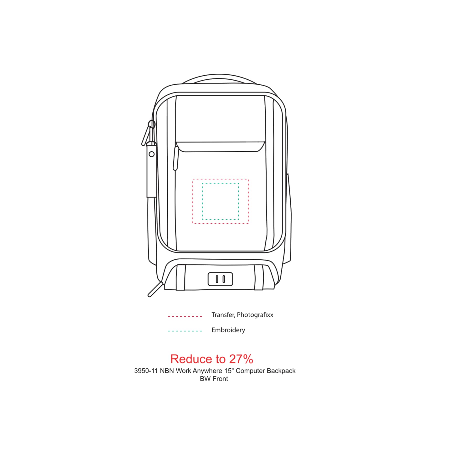 NBN Work Anywhere 15" Computer Backpack 50