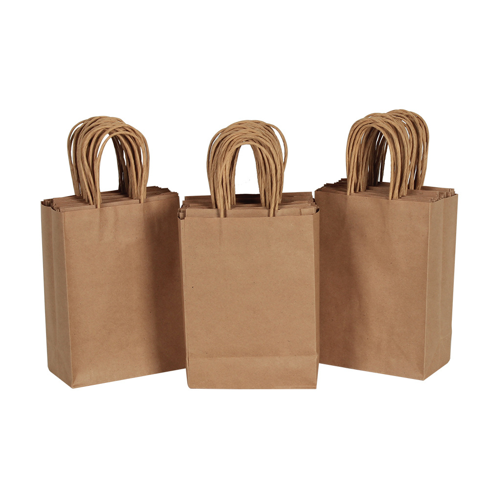 Recycled Kraft Paper Shopping Bag 1
