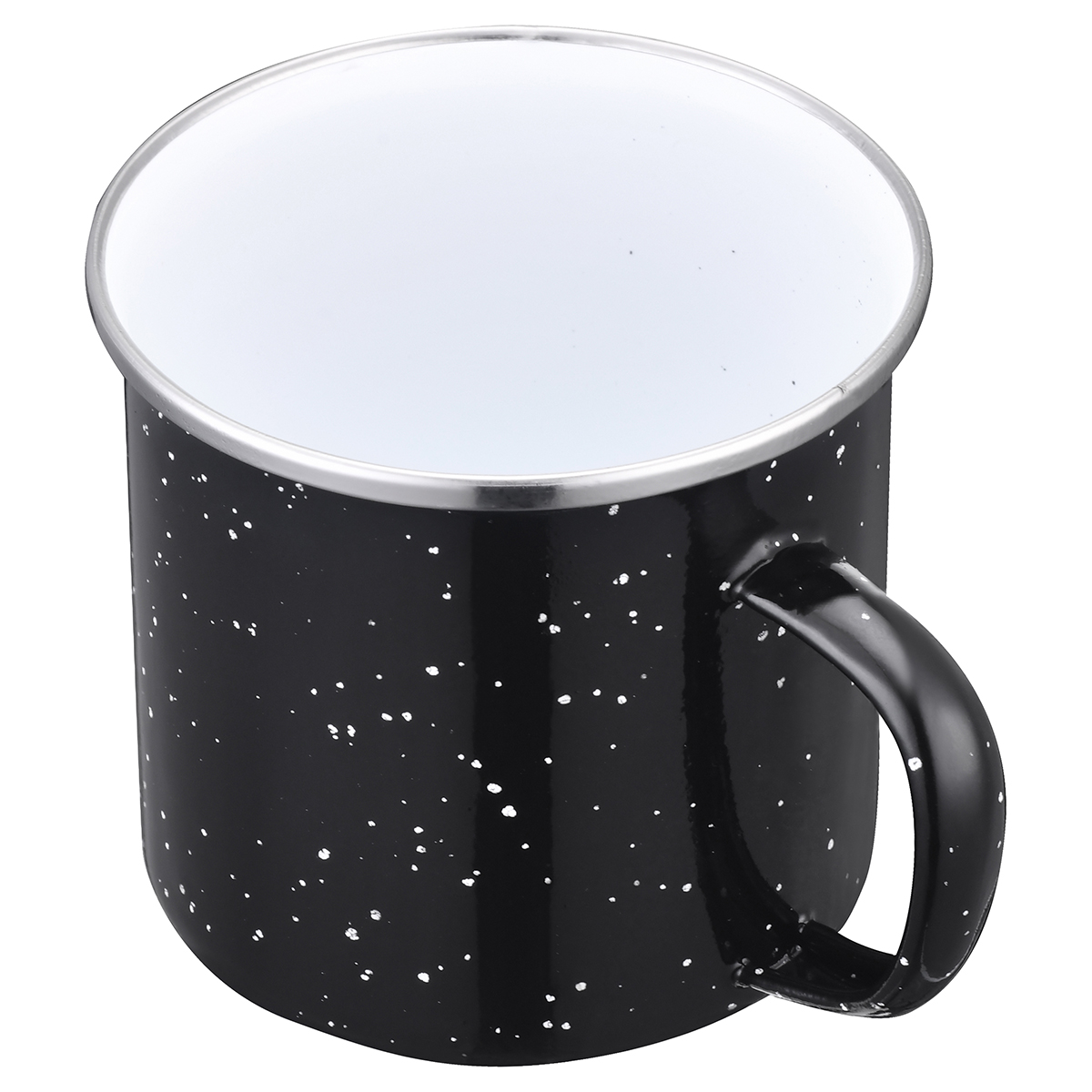 Imari 16oz Speckled Enamel Mug with Stainless Steel Rim 13