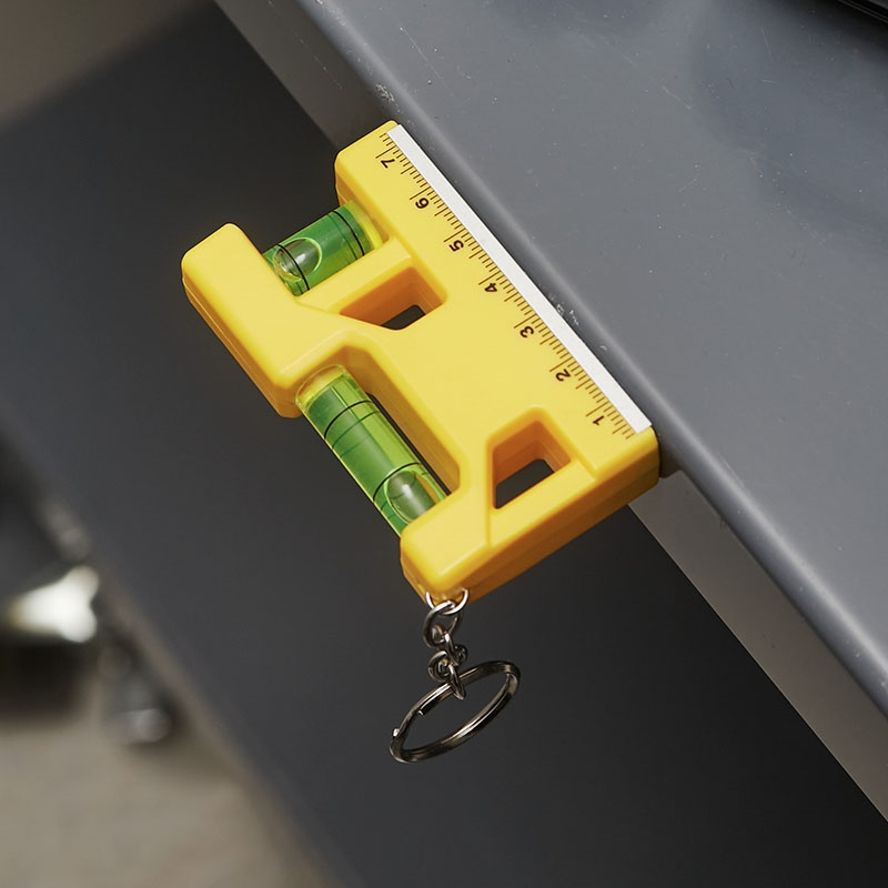 Hank 3" Level / Ruler Keyring 31
