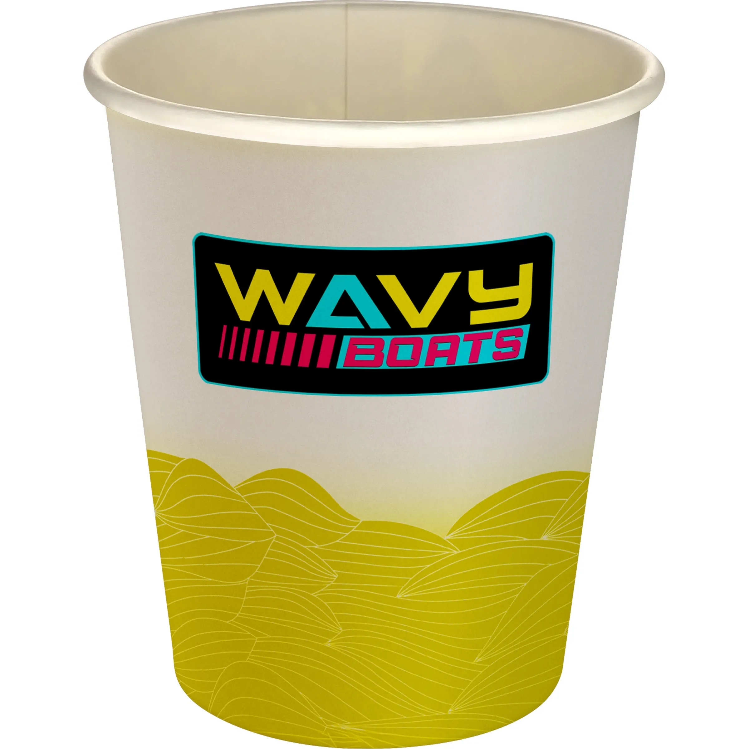 5 oz Full Color Turbulent Waves Paper Cup 2