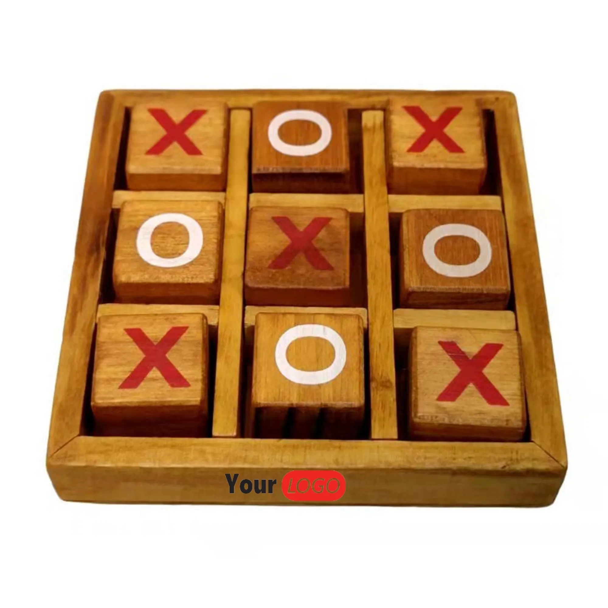 XO Wooden Tic-tac-toe Toy Children's Game Interactive Board 2