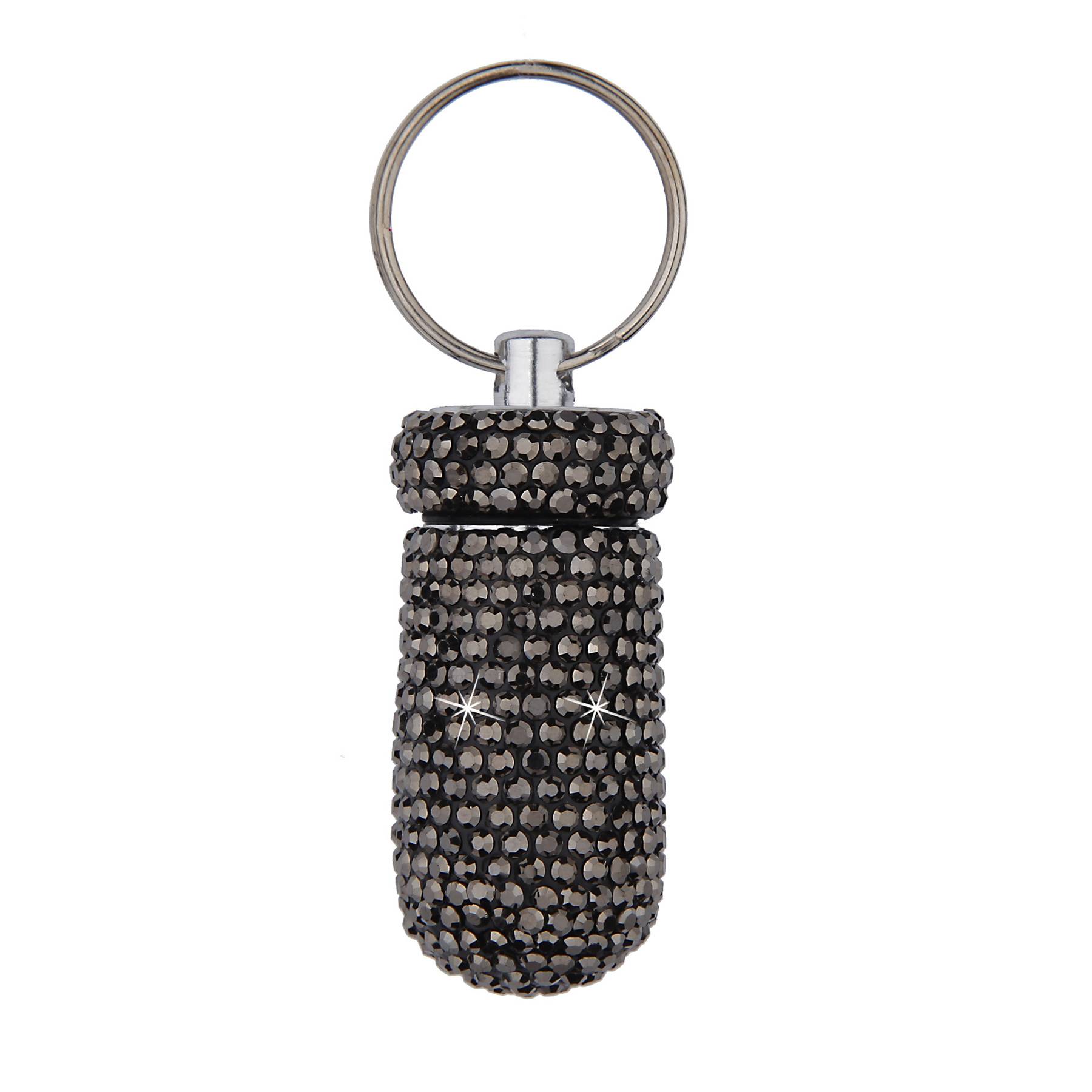 Alloy pill box with diamond set 5