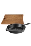 Lodge® 10.25" Cast Iron / Woodland Board Gift Set 4