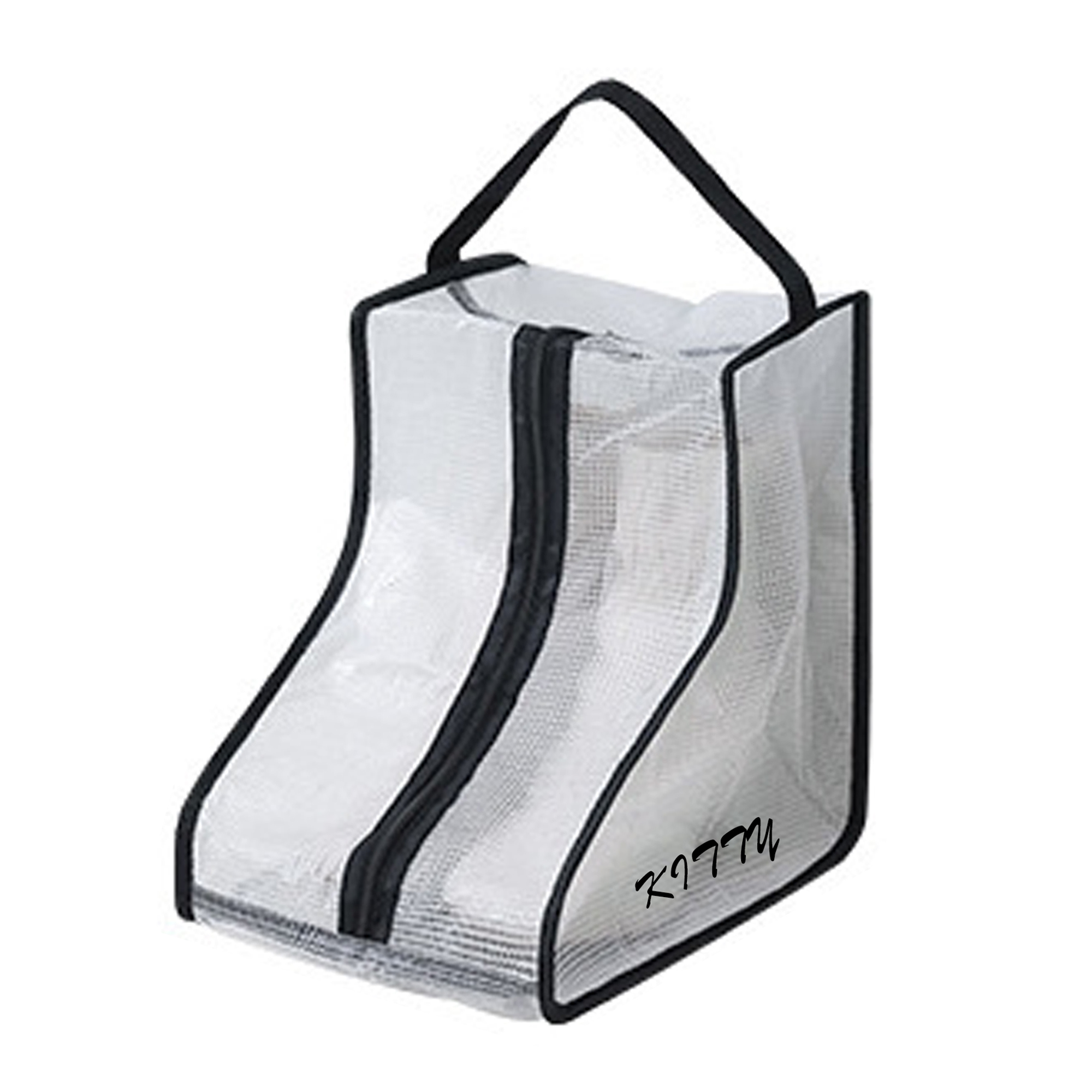 Transparent PVC Dustproof Mesh Shoe Bag 2
