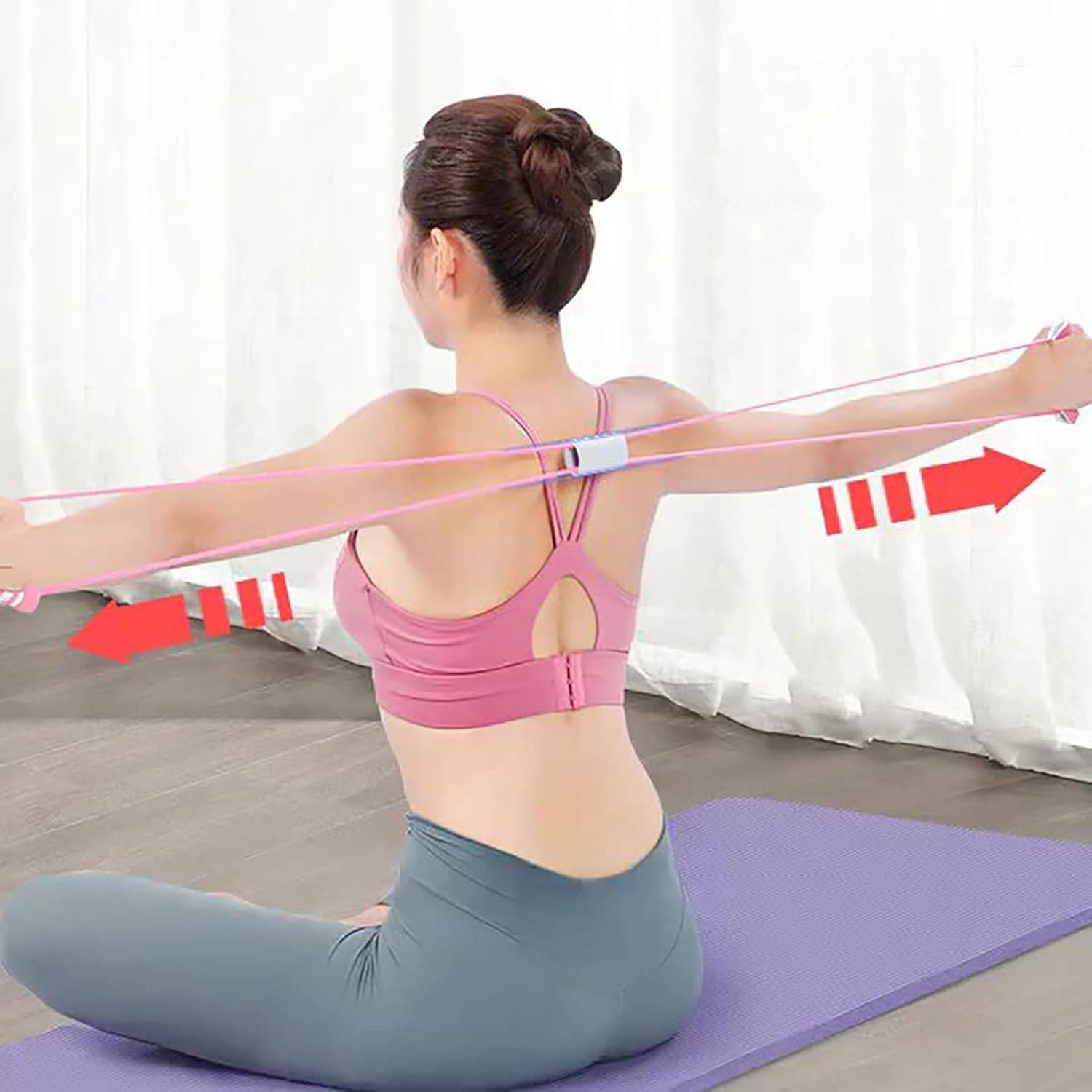 Household Fitness Elastic Stretch Training Band 6