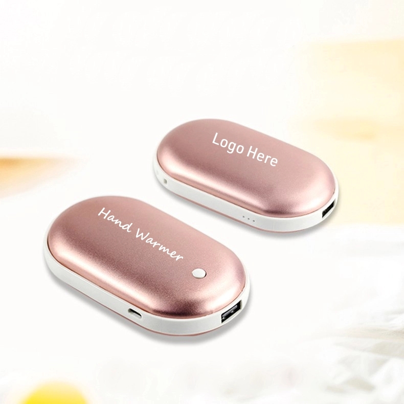 Metal Hand Warmer Power Bank with Custom Logo 2