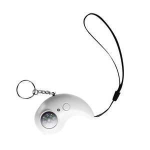 Wings Shaped Safety Alarm Keychain With LED Light And 120DB Panic Sound 8