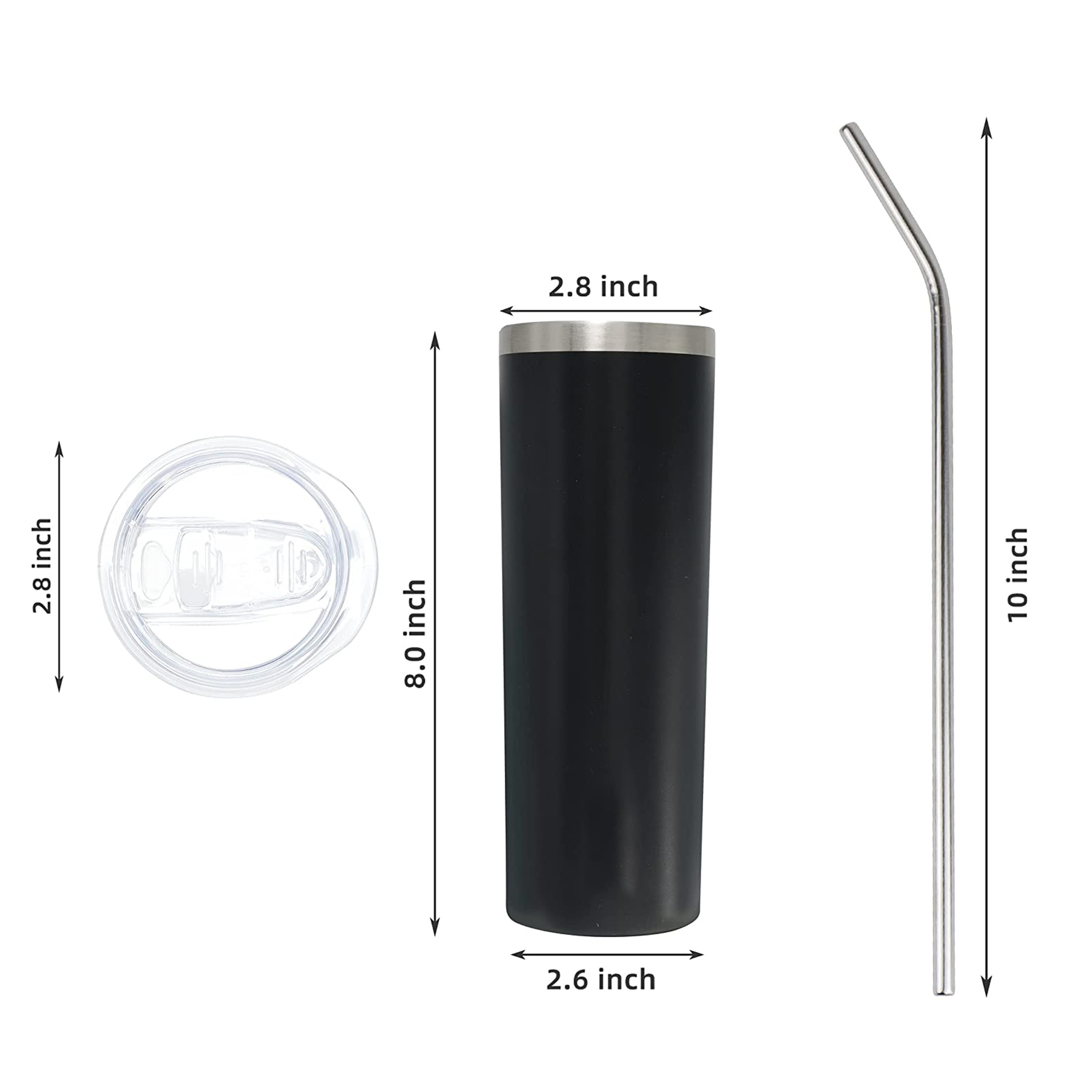 Double Wall Coffee Cup Travel Mug-20oz 3