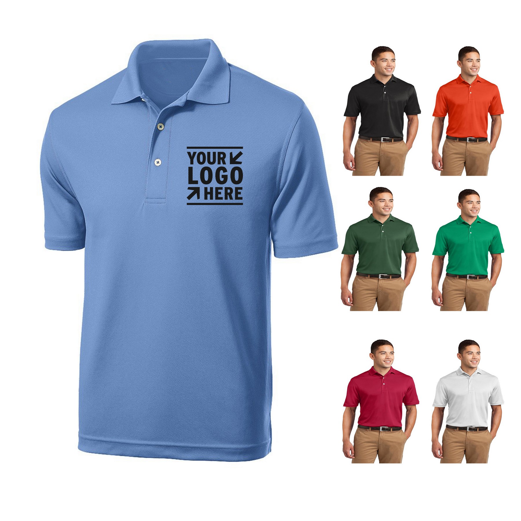 Men's Mesh Polo Shirt 2