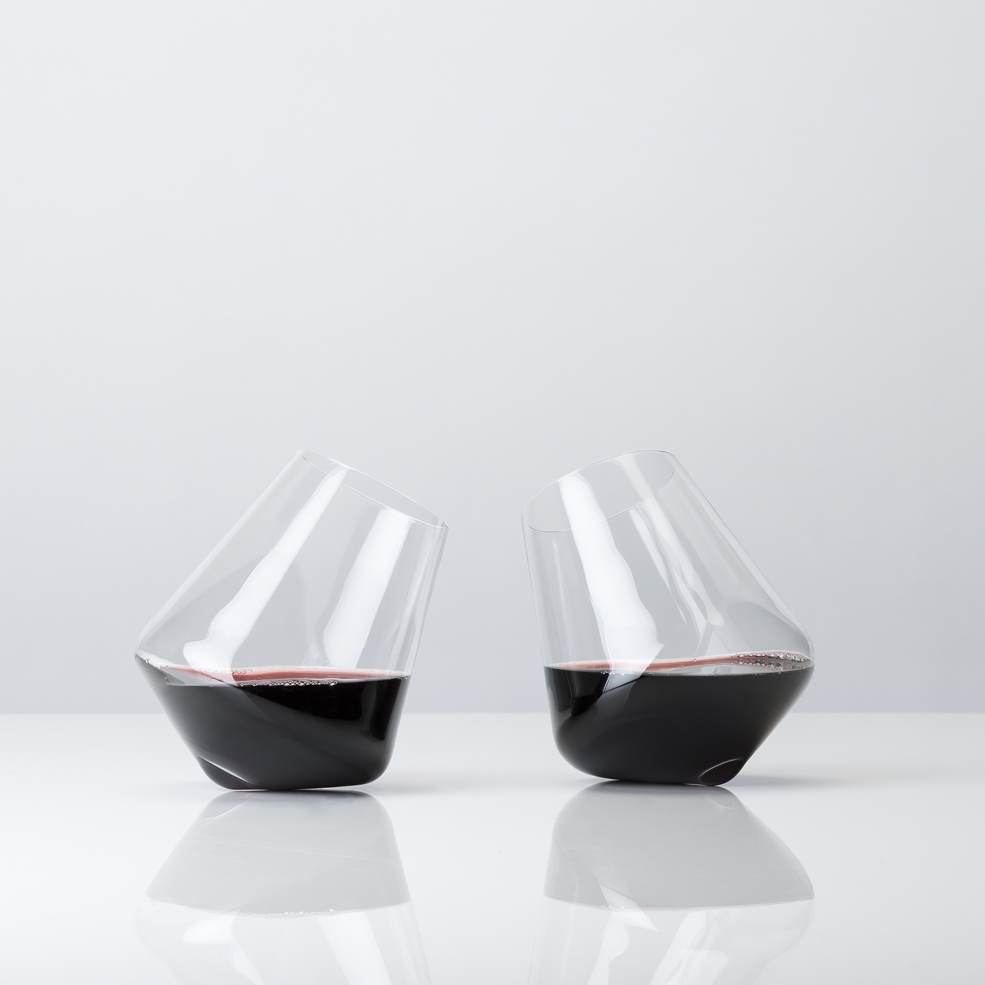 Viski® Rolling Crystal Wine Glass, set of 2 4