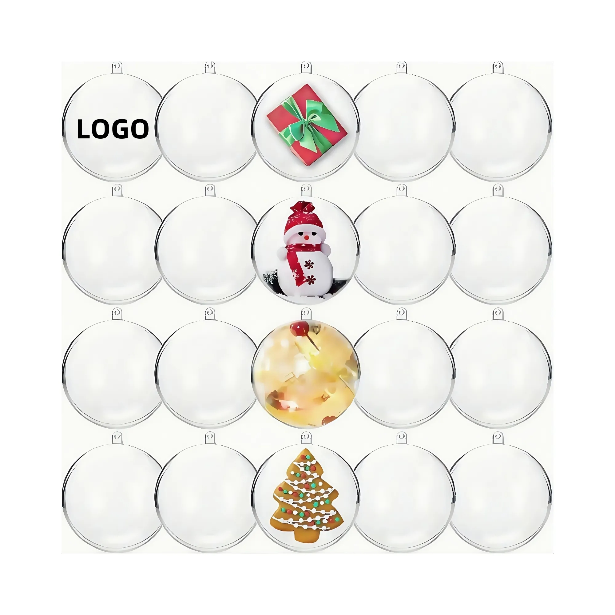 Clear Plastic Hanging Decor Balls 4