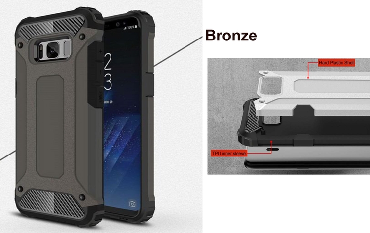 iBank ® Galaxy Hybrid Case for S10+,S10,S9+,S9,S8+,S8 2