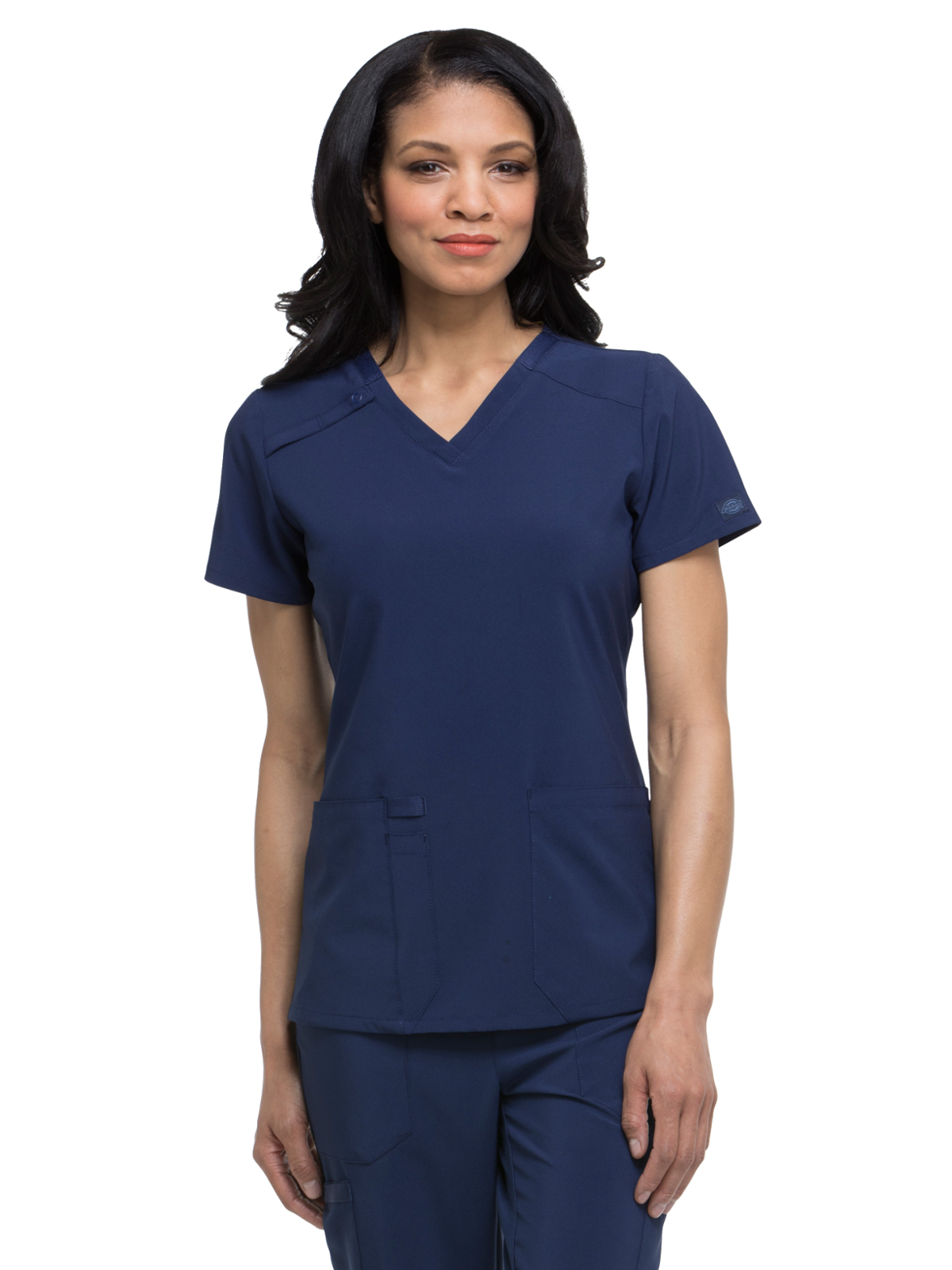 Dickies Medical - EDS Essentials - Women's 2-Pocket Contemporary V-Neck Top 52
