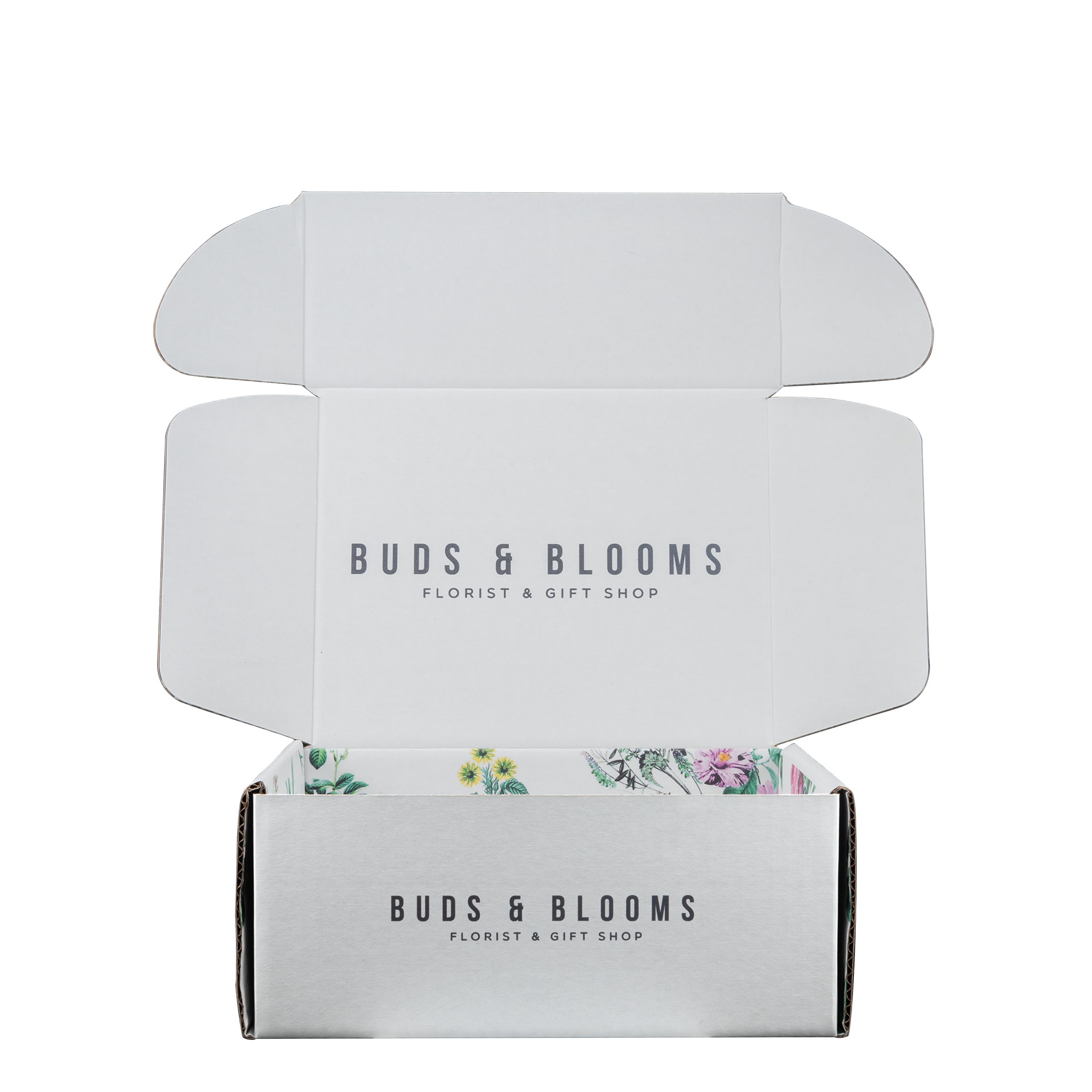Mailing Box, B-Flute9" x 7" x 4" - White - D - 252 sq in 4