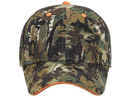 OTTO CAP® Camouflage 6 Panel Low Profile Baseball Cap 4