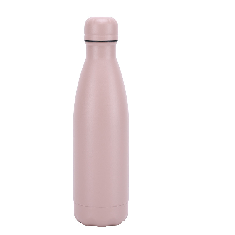 17 oz Double Wall Stainless Steel vacuum Insulated Travel Bottle with Sponge Brush 10