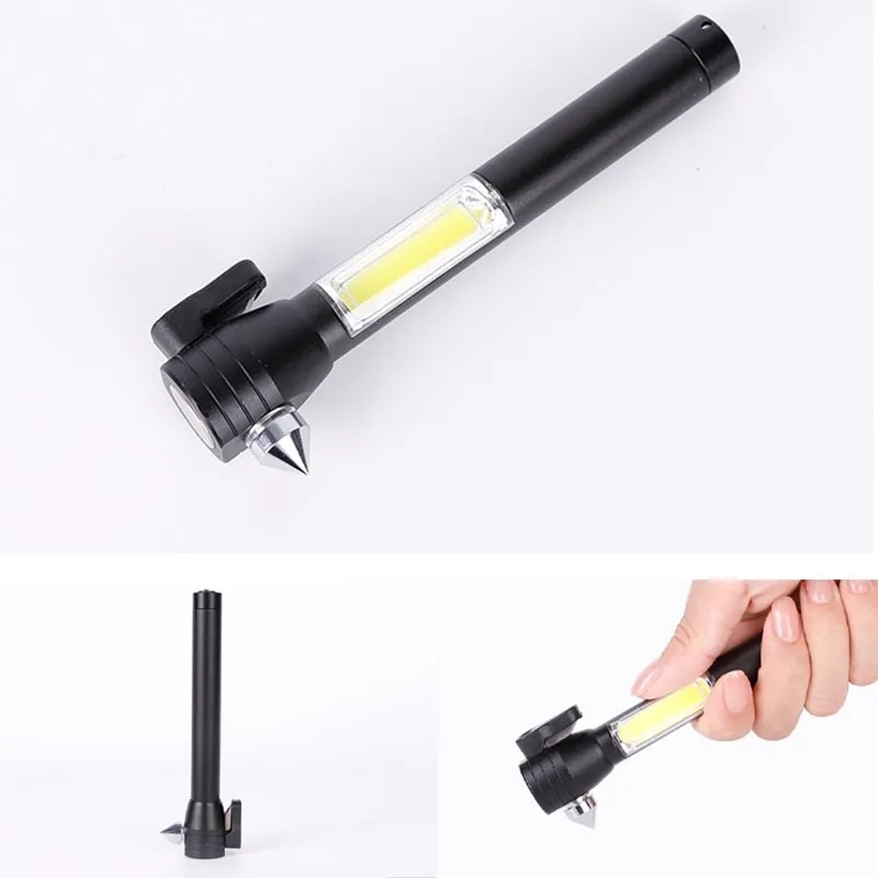 Emergency 4-in-1 Cutter, Hammer, Light, and Magnet 3